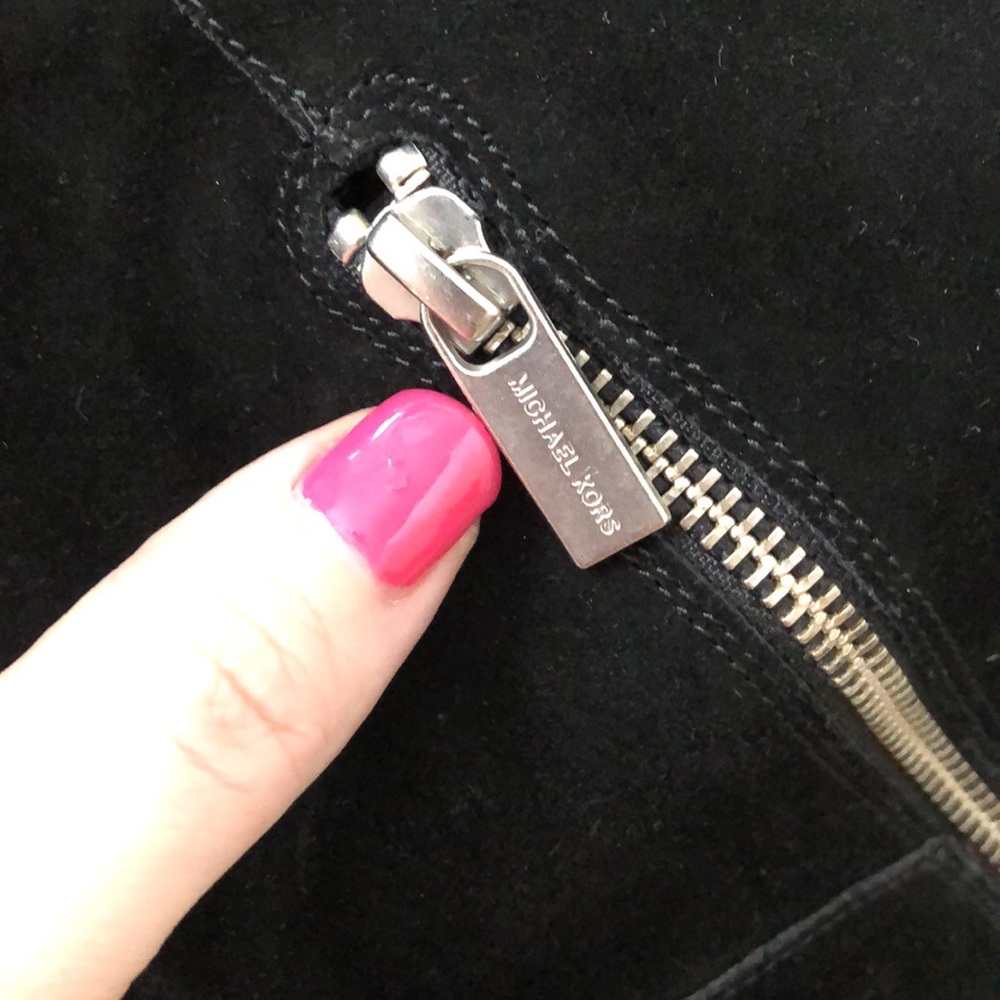 MICHAEL KORS black genuine suede Regina Boots - Picture 15 of 15